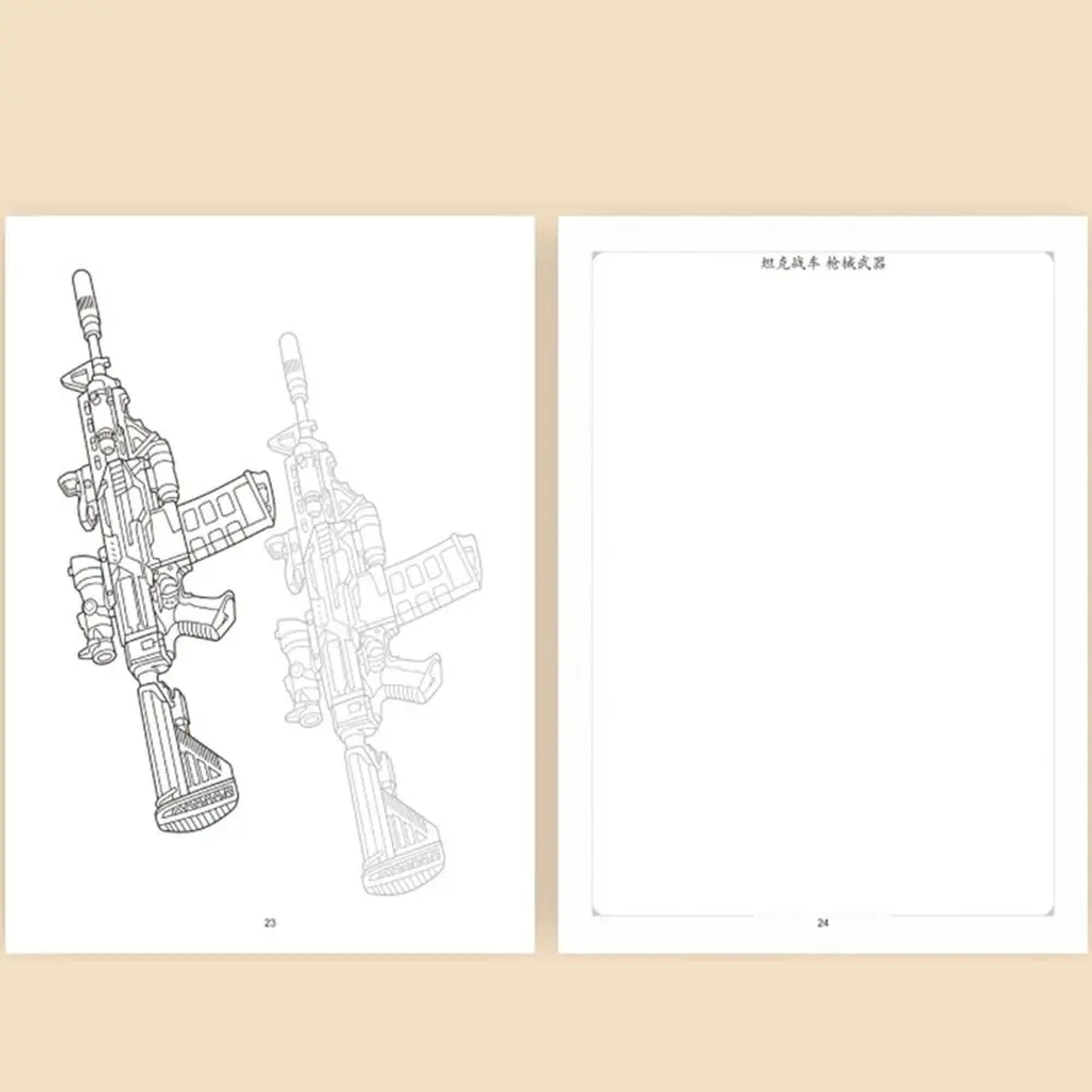 2PCS Comics Girl Boy Comics Hand Drawn Tutorial Book Studying Novice Zero Basic Line Draft Practice Book Drawing Copy Book