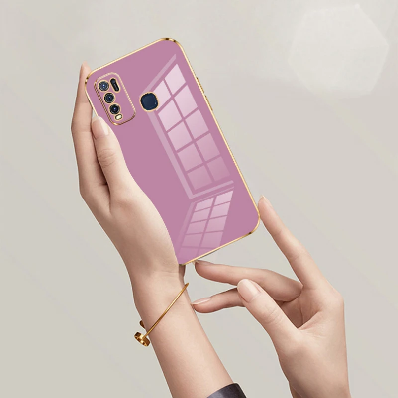For vivo Y30 Case Camera Lens Protection Phone Case vivo Y30 Cover VIVO 1938 Cases Vivo 1938 Matte Transparent Shockproof 6.47\