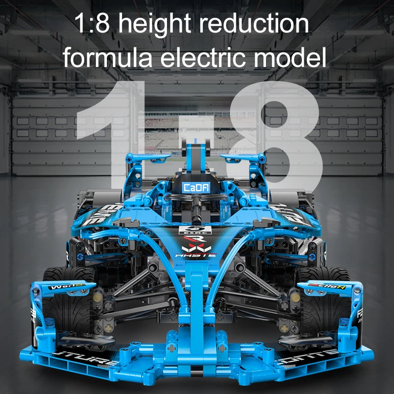 Cada 1667Pcs technical F1 Super Drift Racing Car Building Blocks City supercar Extreme Sports Vehicle Bricks Toys For Kids Gifts