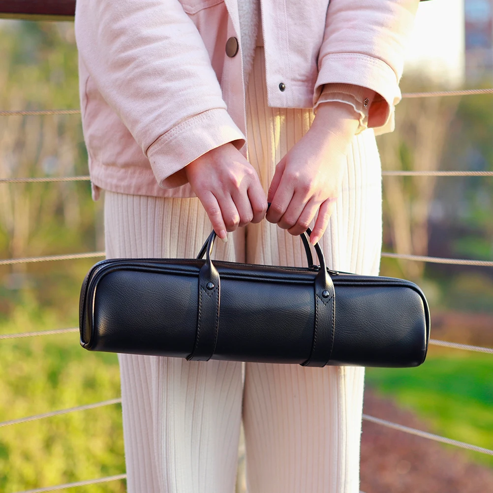

16-Hole Flute Case Black Design for Easy Carry and Effective Instrument