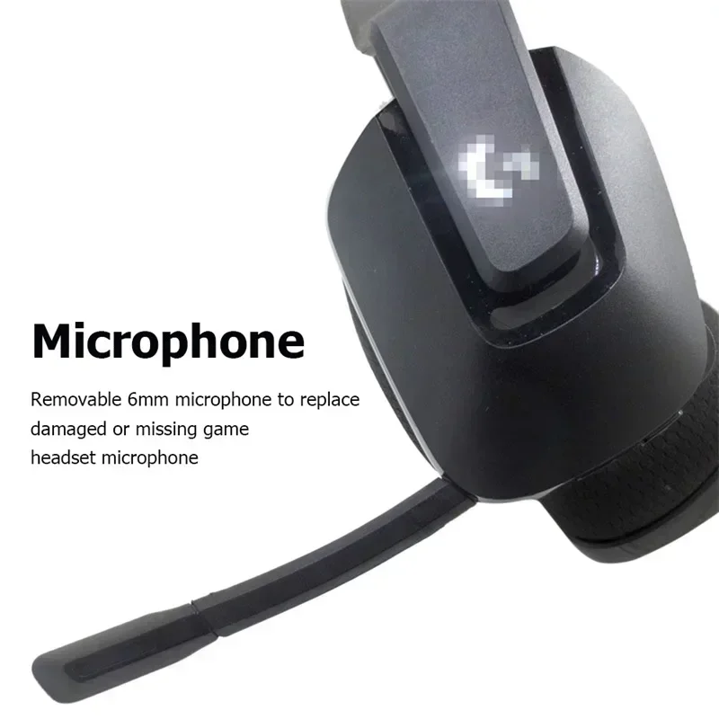 Replacement Game Headset Mic 3.5mm Microphone for Logitech G733 Lightspeed Wireless RGB Gaming Headphones with Voice Filter image 4
