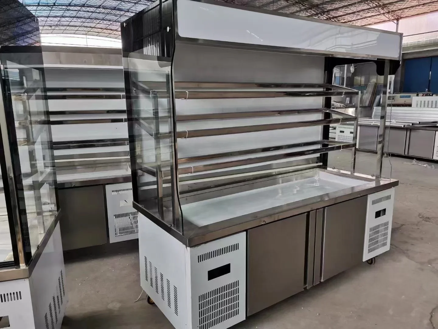 

l # for Commercial Stainless Steel Upright Malatang Display Refrigerator Freezer Fridge for Restaurant