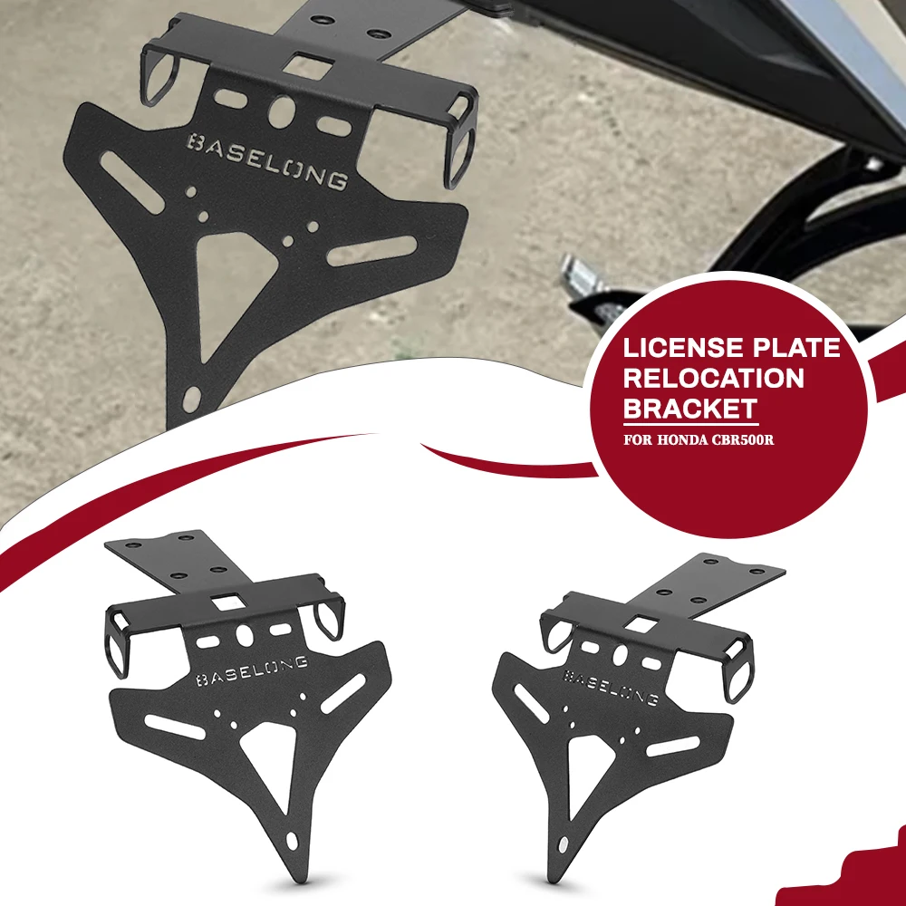 

FOR HONDA CB500 Hornet CB750 Hornet 2023 - 2025 2026 2027 Motorcycle License Plate Holder Fender Eliminator Registration Bracket