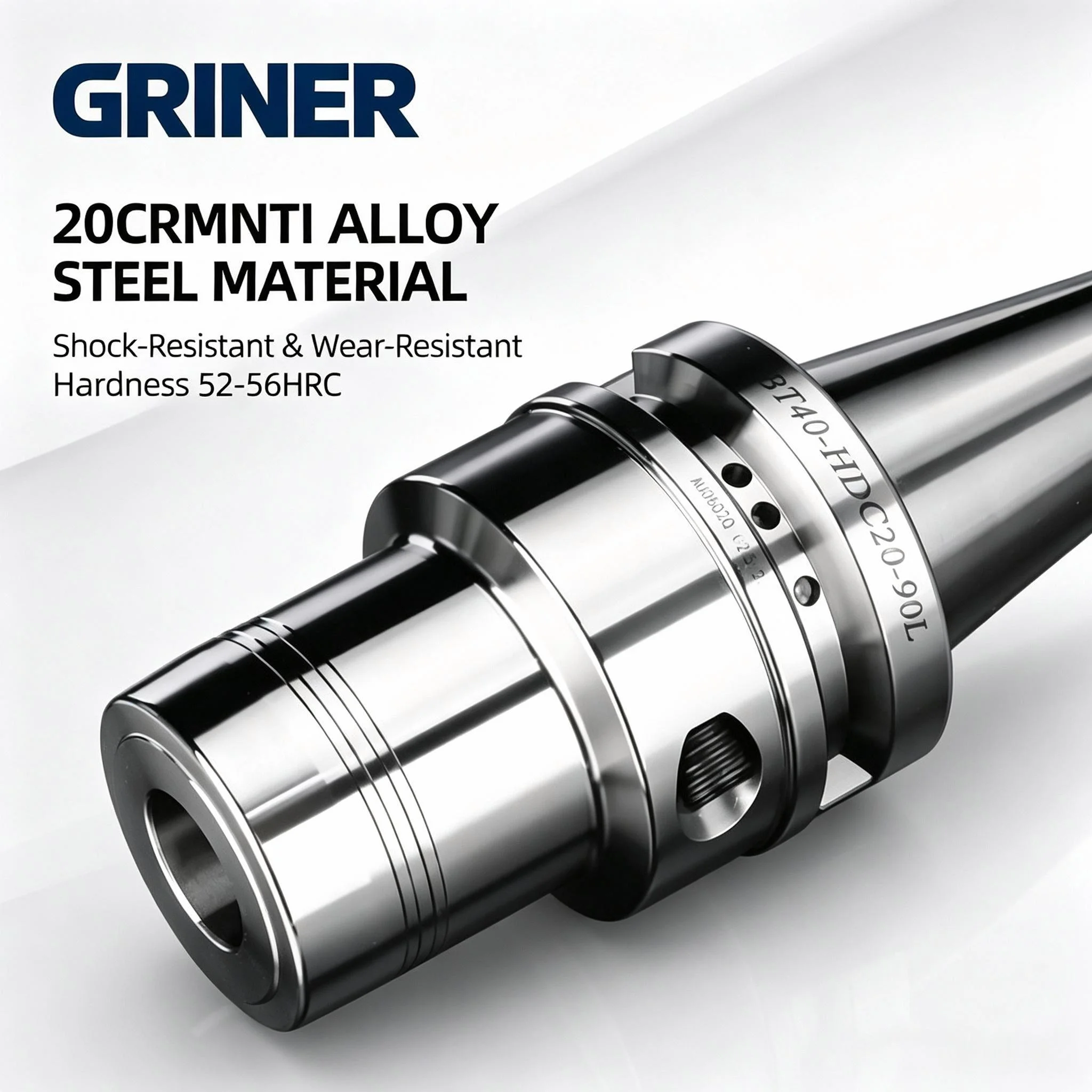 GRINER BT40 Hydraulic Tool Holder, HDC6 HDC8 HDC10 HDC12, High Precision BT30 BT50 BT40 CNC Machining Center, Dynamic Balanced