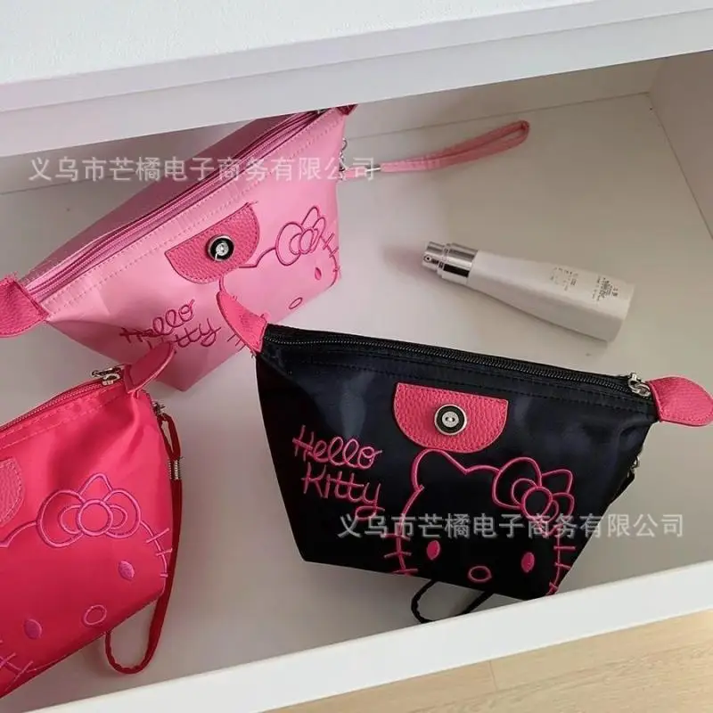 Travel Cutes Supplies Sanrios Makeup Bag Waterproof Large Capacity Hello Kitty Portable Storage Multi Purpose Function Bag Gifts