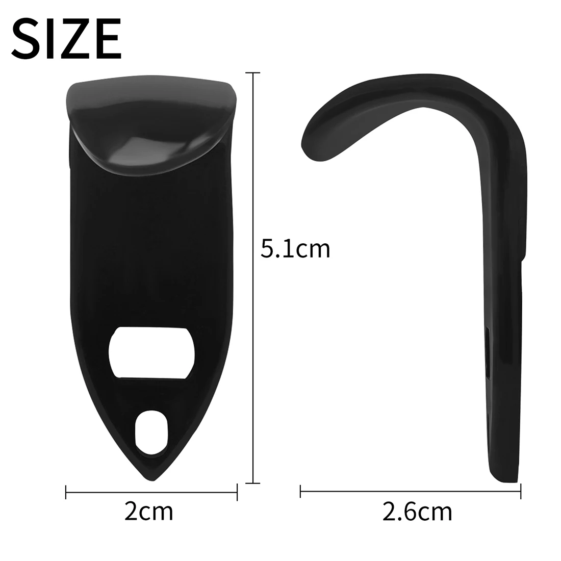 5 Pcs Saxophone Thumb Rest ABS Decompression Anti-slip Fits the Instrument Comfortable Feel Saxophone Accessories Sax Parts