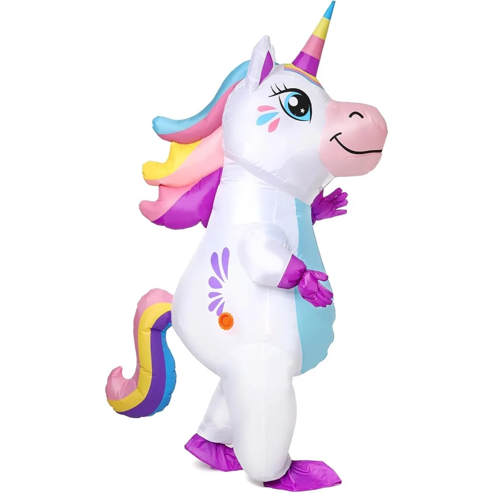 

Inflatable Unicorn Costume for Adult-Funny Halloween Inflatable Costumes for Men Women Blow Up Costume for Halloween Cosplay
