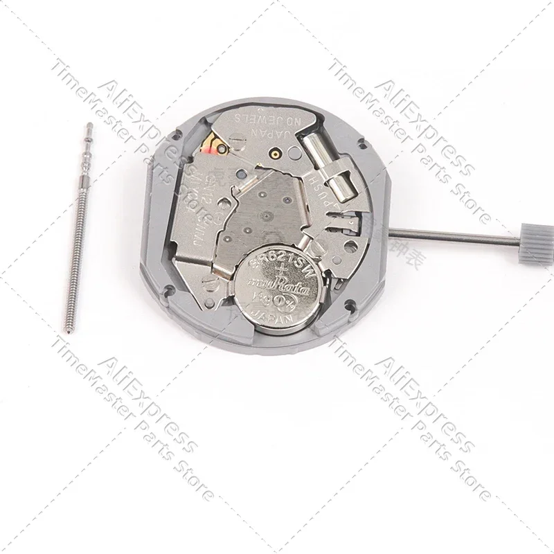 Jam tangan dan jam GN10 gerakan kuarsa MIYOTA asli baru diimpor dari Jepang tanggal jam 3:00