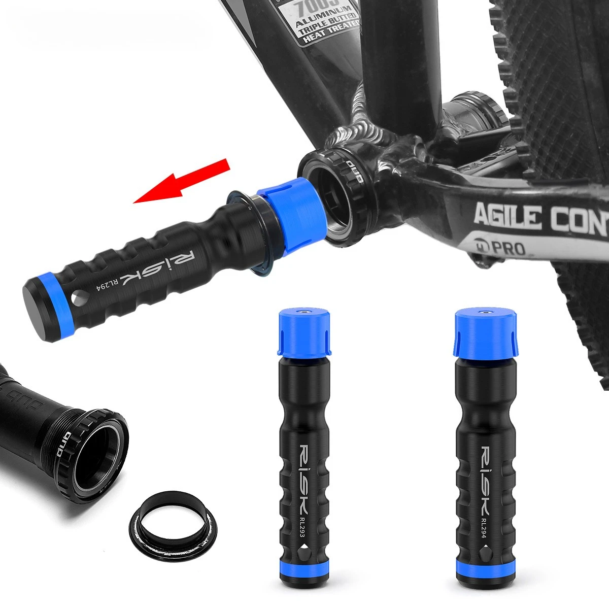 

Bicycle Integrated Bottom Bracket Side Cover Removal and Installation Tool BB52 DUB Dust Cap Repair