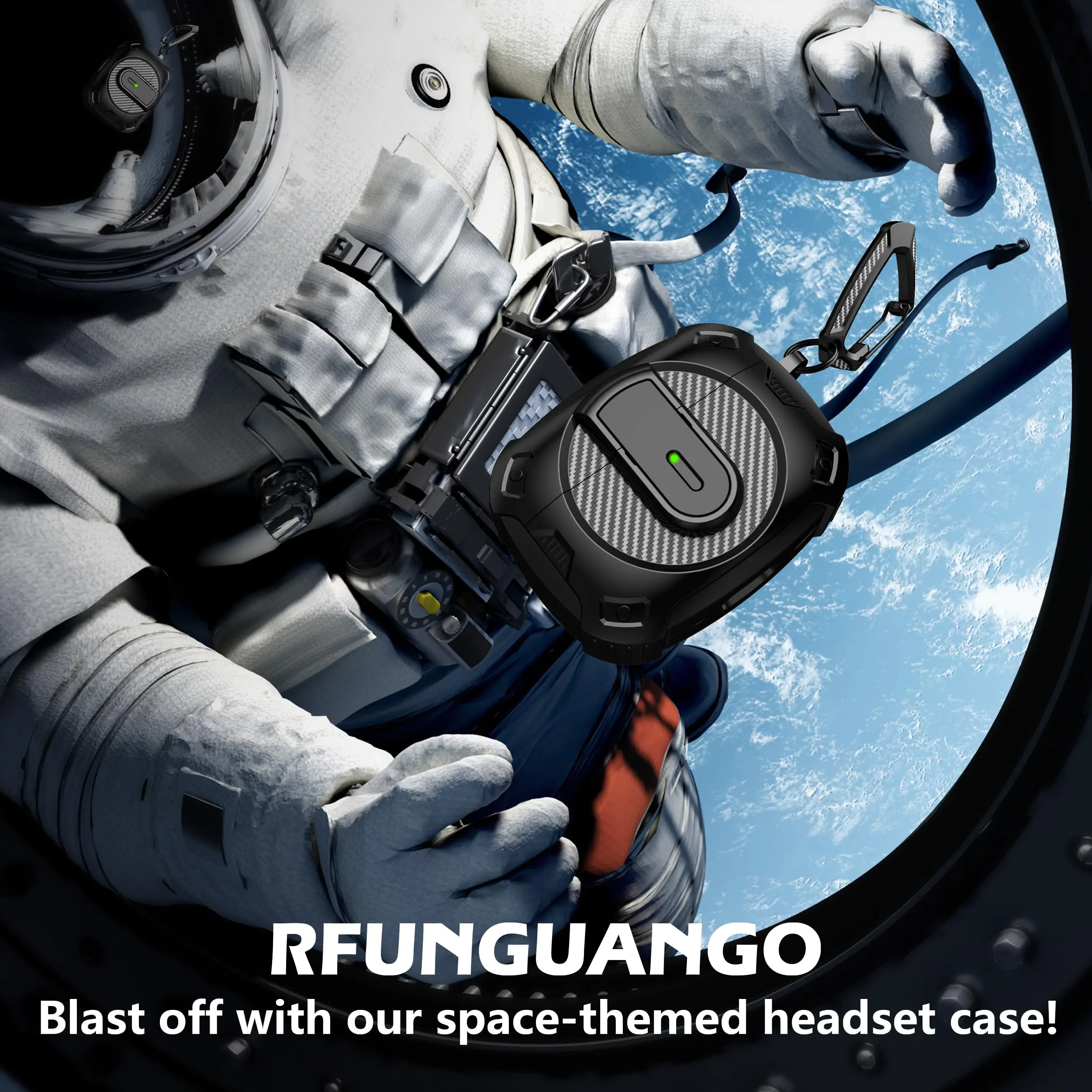 Caso de bloqueio de segurança para airpods pro 2 caso de carregamento sem fio capa protetora à prova de choque fone de ouvido para airpods 4 geração (2024)