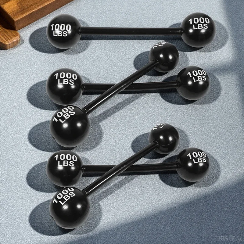 

5Pcs Thickened Inflatable Barbell Giant Dumbbell Prop Easy Inflate Party Carnival Photo Booth Safe Halloween Decor