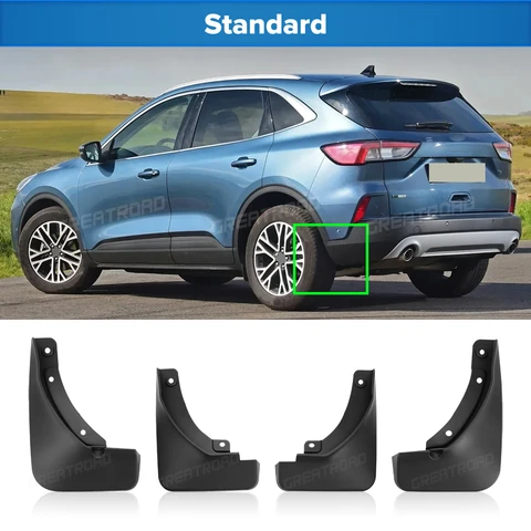 Для Ford Escape MK4 Kuga MK3 2020-2025 2021 2022 2023 2024 брызговики, защитные накладки на крылья, автомобильные аксессуары.