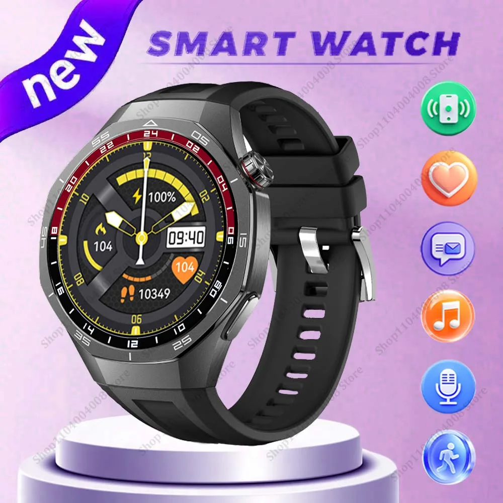 ساعة جديدة برو ساعة ذكية 1.52 HD شاشة كاملة مكالمة لاسلكية الصحة متعددة الوظائف Smartwatch بها بنفسك وجوه الرجال النساء هدية الكريسماس