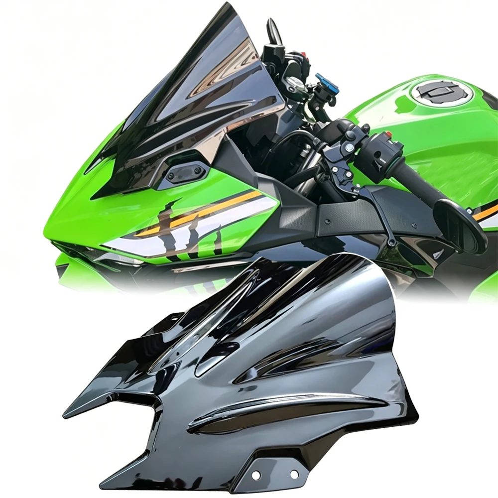 For Kawasaki Ninja500 SE 2024 2025 2026 Ninja 500 Windscreen Moto Windshield Fairing Screen Double Bubble Wind Deflectors Visor