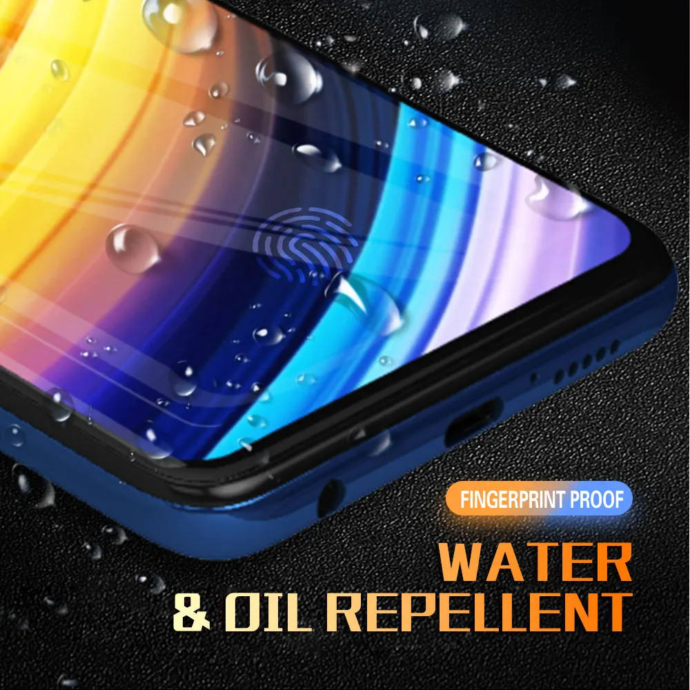 5/3/1Pcs protective For Xiaomi Poco M5 M4 M3 M2 pro tempered glass screen protector F4 F3 F2 X4 X3 GT NFC X2 GT C40 C31 9H M5s