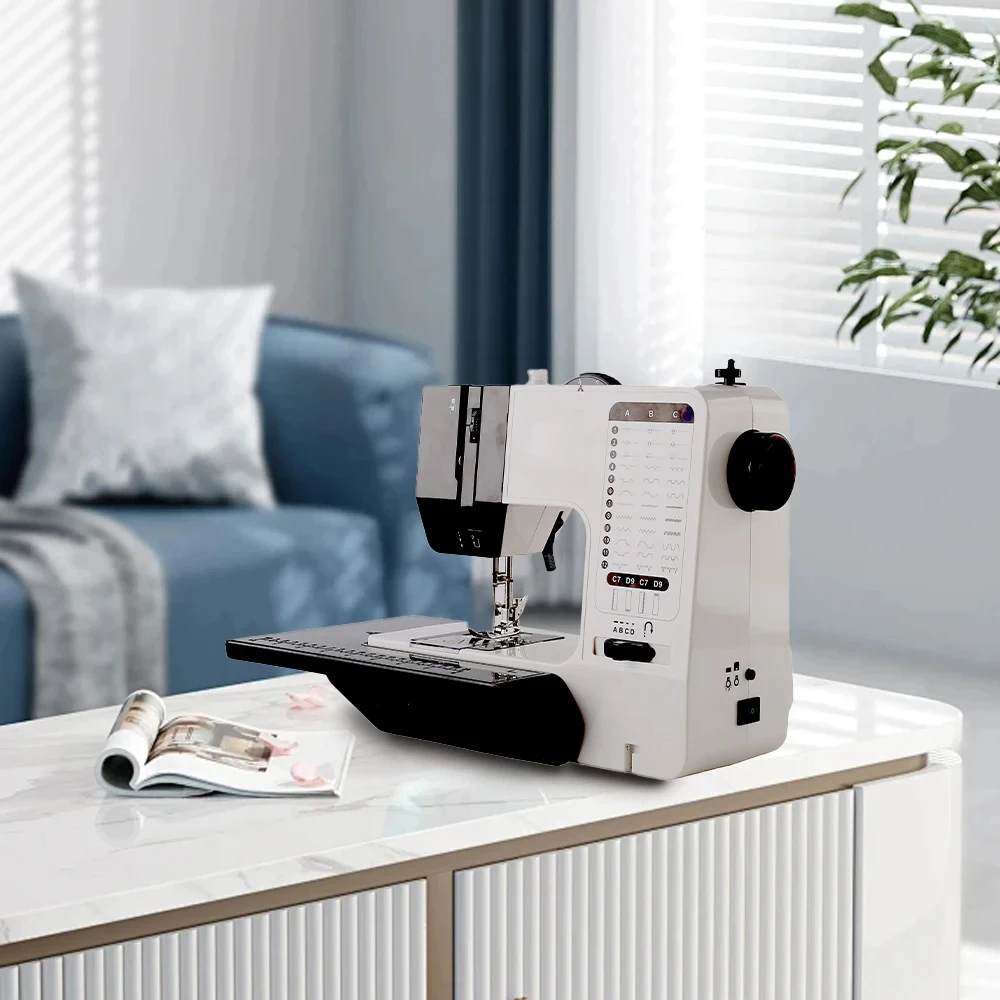 

UFR-738A Electric Multifunctional Sewing Machine 38 Stitch Fully Automatic Lock Edge Desktop Handheld Pedal Optional Table