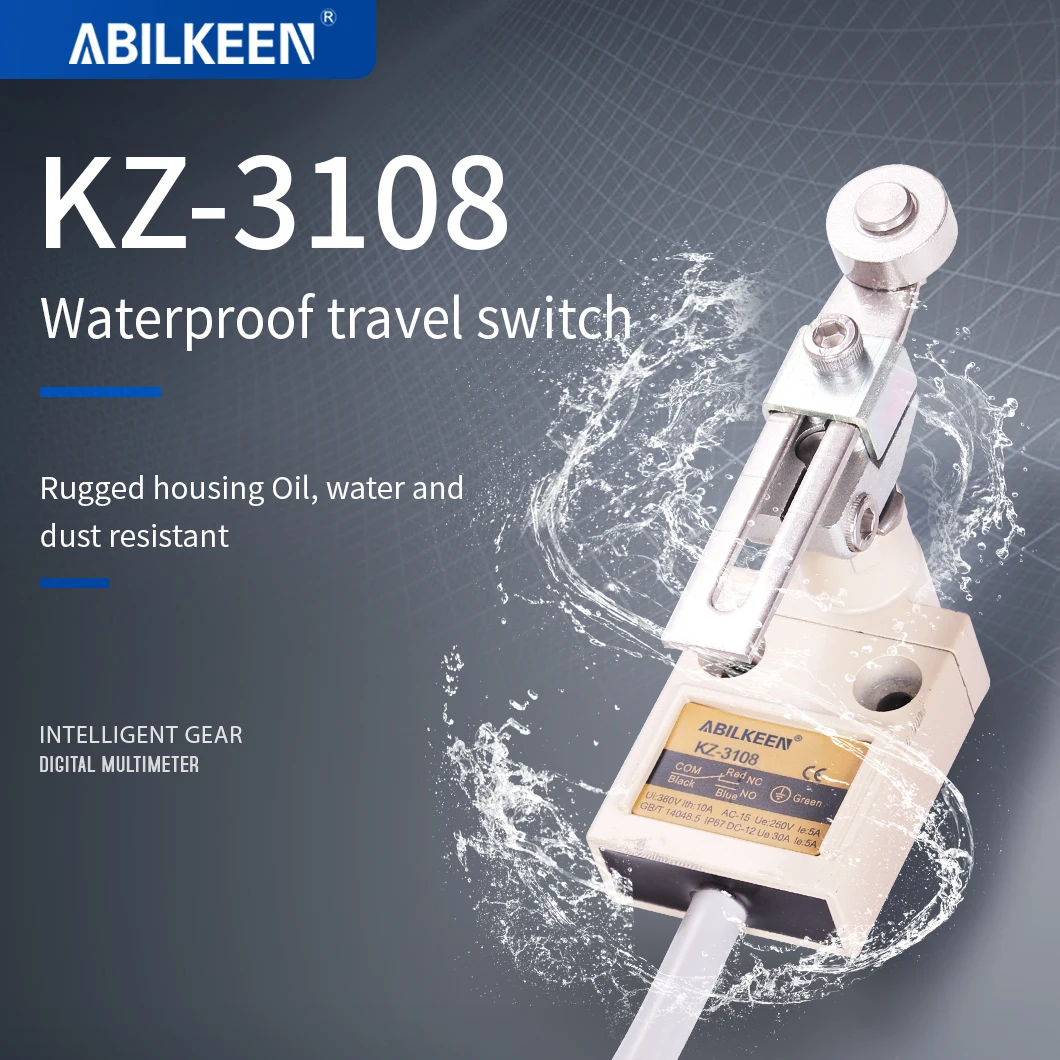 

Новое поступление, водостойкий концевой переключатель, Регулируемый поворотный стержень с роликовым ограничителем, Переключатель хода, 10 А, 250 В, для станка