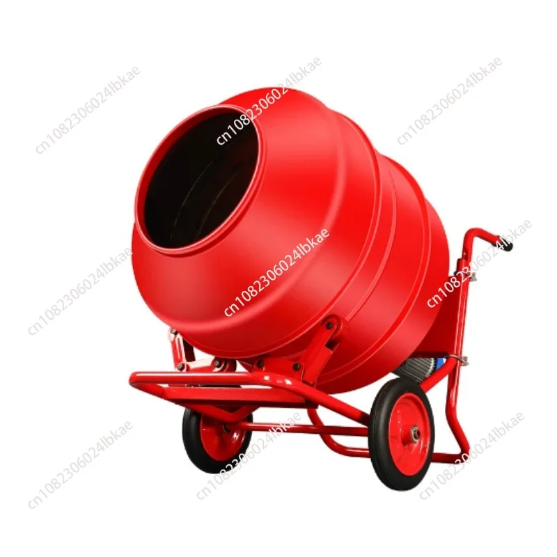 Concrete mixer cement mortar feed concrete 220v electric construction site hand push small drum mixing