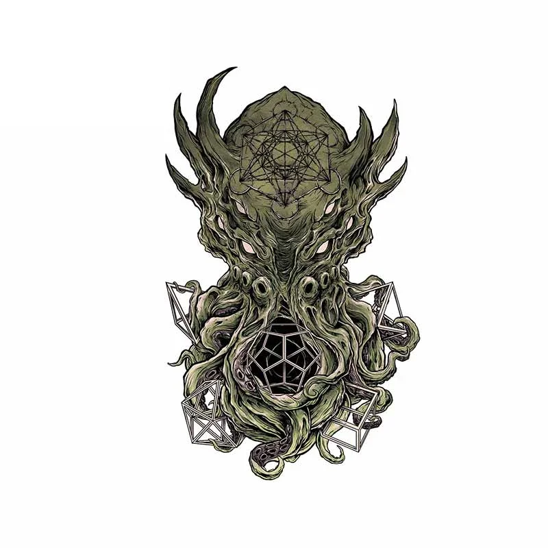 

Funny Car Sticker for Concept for A Sacred Geometry Cthulhu Anime Bumper Decal Cartoon Surfboard Car Styling 8cm X 13cm