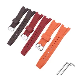 Watch Accessories Men's rubber watch band Compatible for GST Heart of Steel B100 GST-S110/W300/410 Women's Stainless steel strap