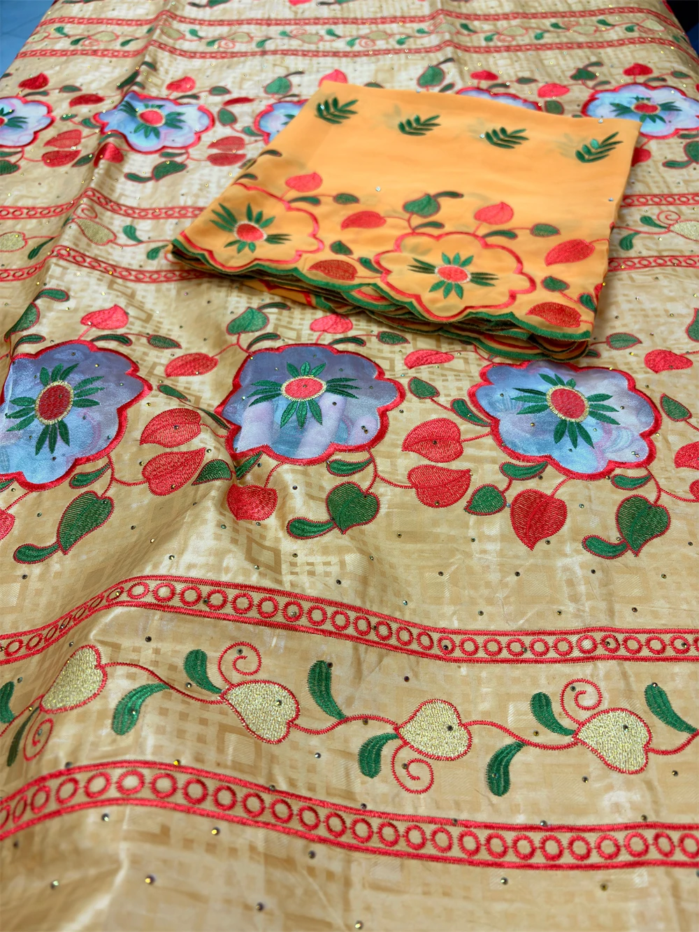 High Quality Bazin Riche Tissue 2026 African Riche Basin Stones Fabric Guinea Brocade Fabrics 3+2 Yards/lot For Wedding Dresses