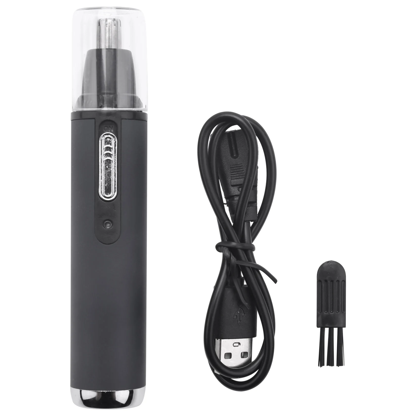 ماكينة تشذيب شعر الأنف الكهربائية A66Z، ماكينة تشذيب شعر الأنف، ماكينة حلاقة آمنة للعناية بالوجه لأدوات مكياج تشذيب الأنف، أسود