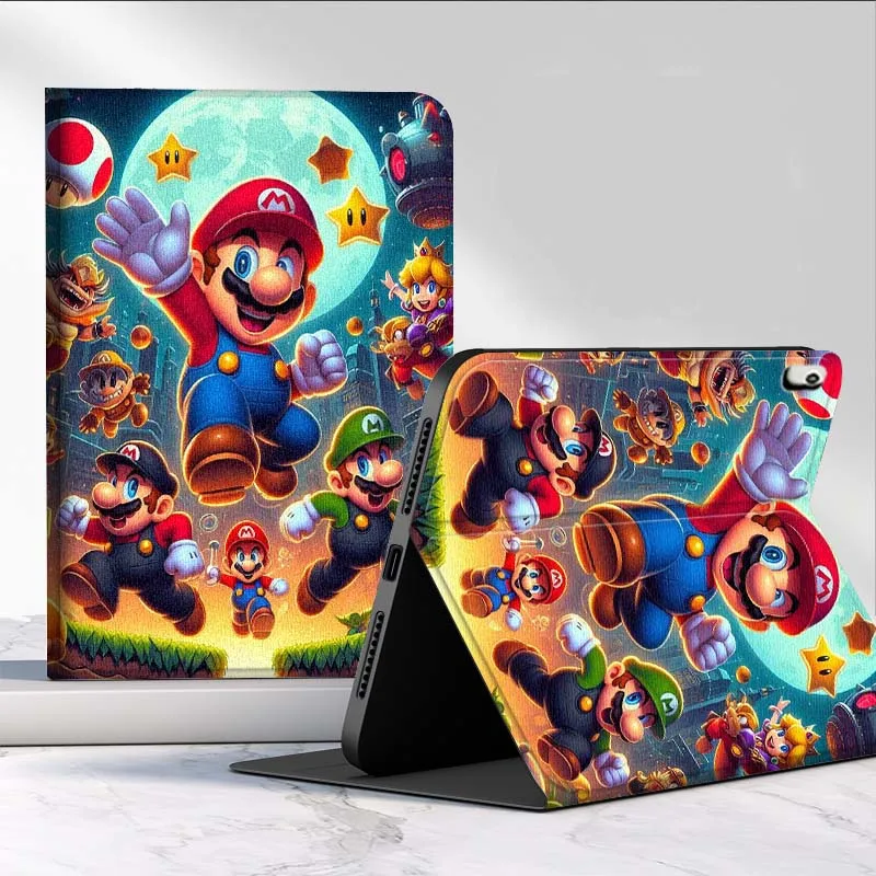 

Cartoon M-Marios Art For Samsung Galaxy Tab S11 S10 S9 S8 A8 A9 A11 10.9 8.7 10.1 Plus Tablet Case