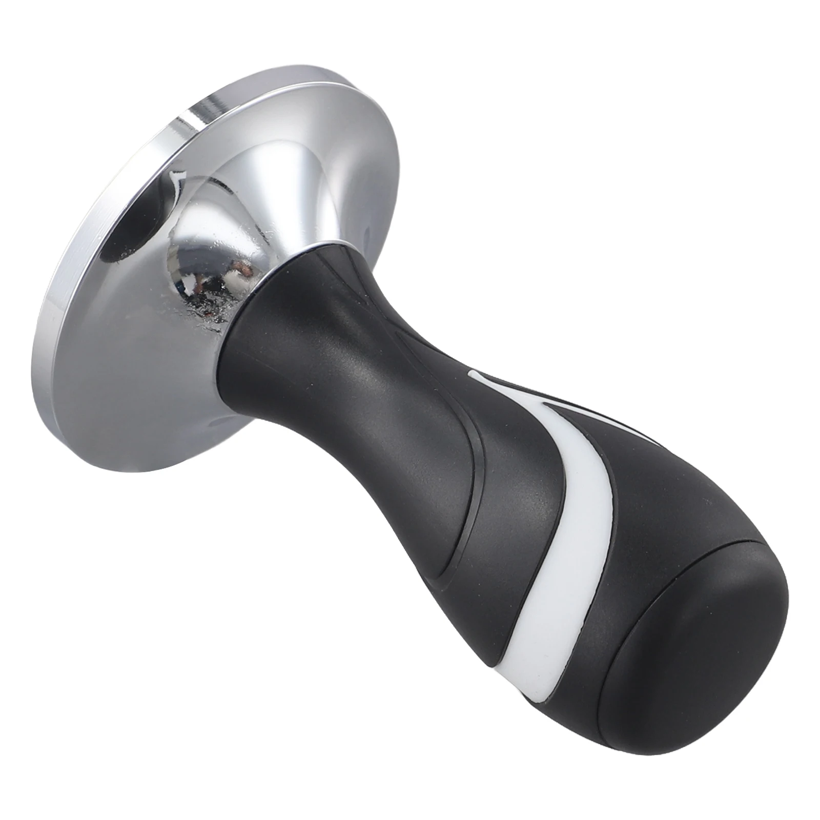 Espresso Tamper with Flat Metal Base for 51mm 53mm and 58mm Portafilters Designed to Improve Coffee Ground Compression