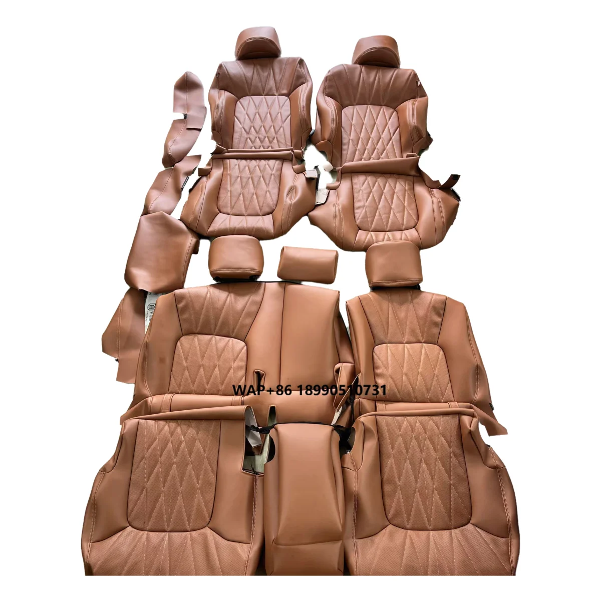 

DOS Factory Direct Sale High Quality Full Set Custom Fit Leather Car Seat Cover for Land Cruiser Prado 120 150