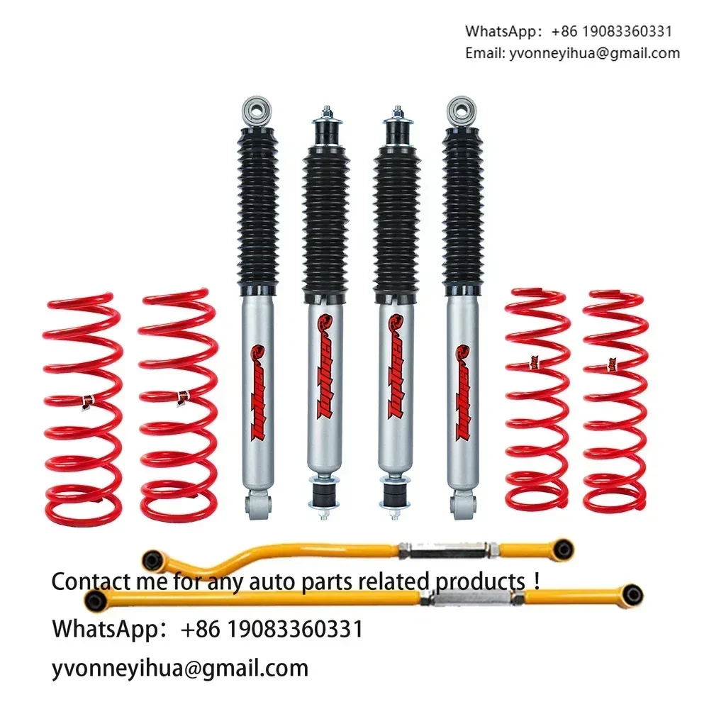 

For TOYOTA Land Cruiser 80 Series Nitrogen Gas Charged Shock Absorber Coil Spring 2 Inch Suspension Lift Kit