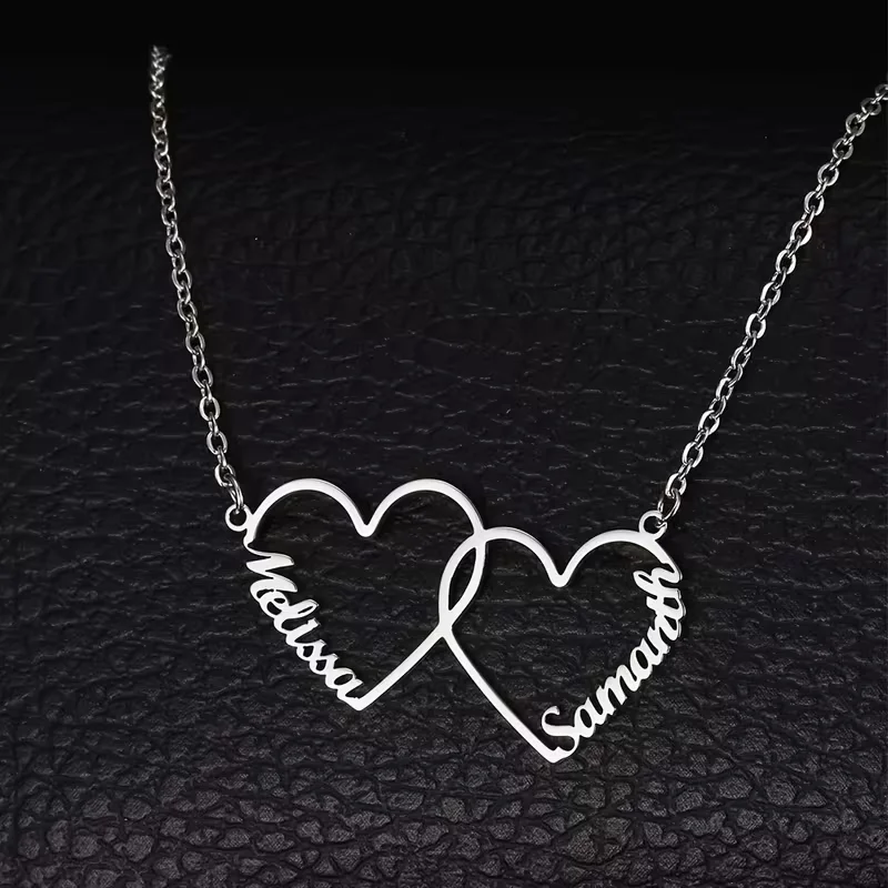 Custom Interlocking Heart Name - đánh giá và giá Making Custom Jewelry