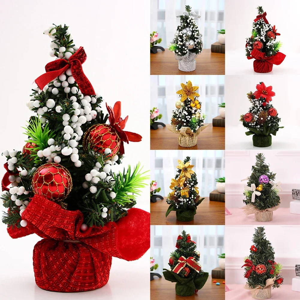 20cm Mini Christmas Tree Ornaments Table Ornaments Small Tree Christmas Tree Table Decoration Small Christmas Tree Home Decor
