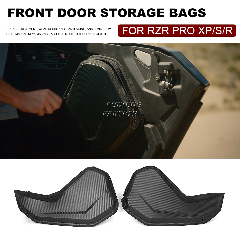 

New tool kit UTV Accessories Front Door Storage Bags For Polaris RZR XP 4 Pro S PRO R 4 2025