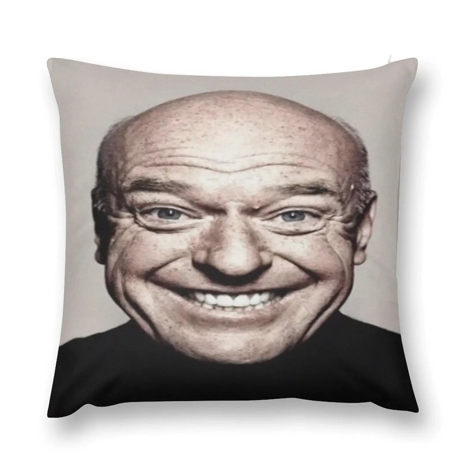 Stretched Hank Schrader Face Breaking Bad Meme Throw Pillow Sofa Cushions Cushions For Children pillow