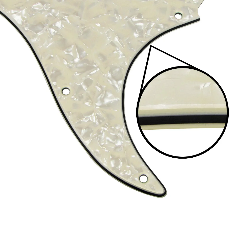 FLEOR Set mit 11-Loch-SSH ST-Schlagbrett für E-Gitarre, HSS-Kratzplatte und Rückplatte und Schrauben, 8 Farben zur Auswahl – Detail 10