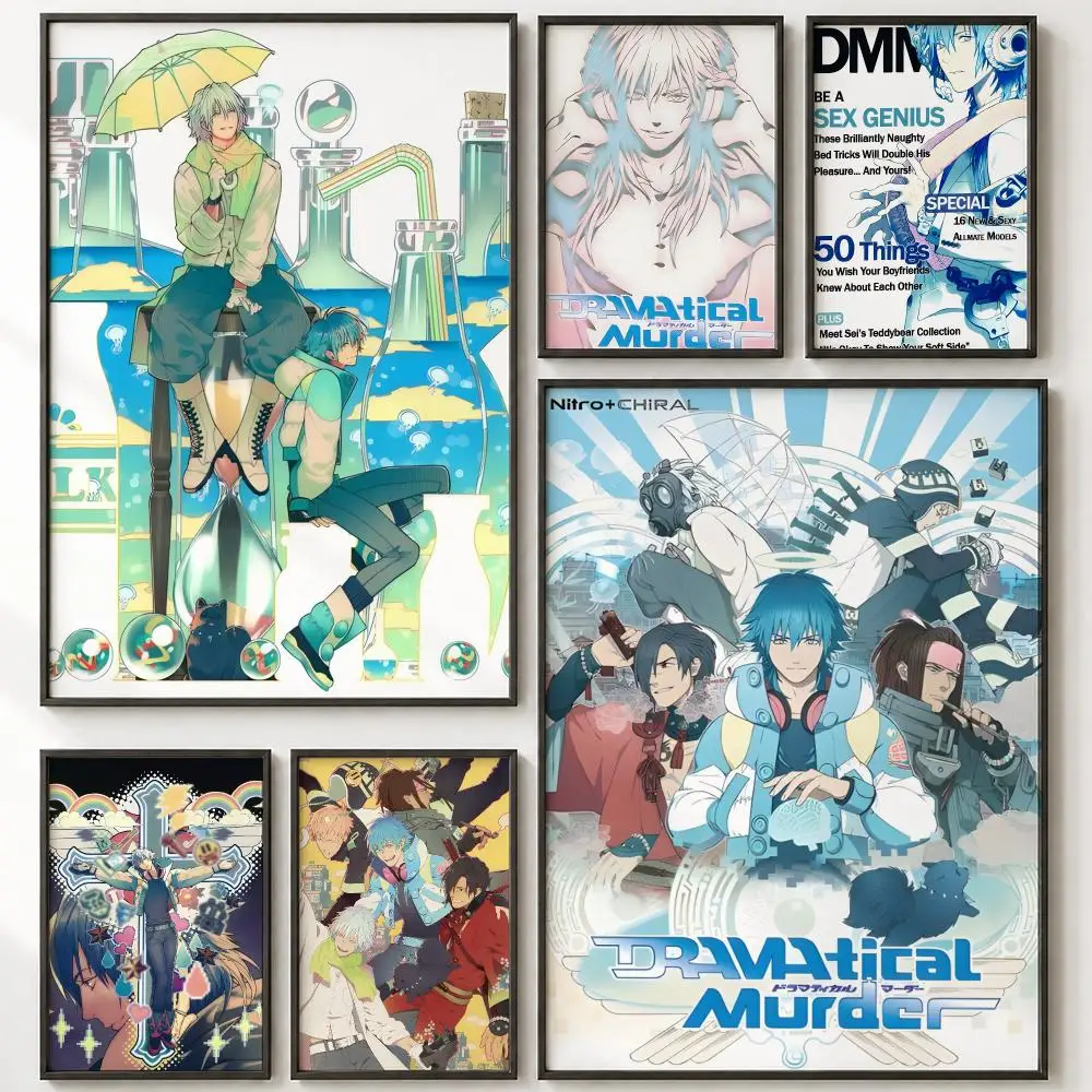 DRAMAtical Murder Game Poster HD-Poster Wandkunst selbstklebend rückstandsfrei für Zuhause, Café, Büro, tolles Geschenk