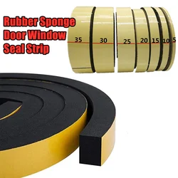 10M Rubber Spons Afdichting Strip Deur Raam Afdichting Strip Zelfklevende Geluiddichte Anti-Collision Tape Muur Isolatie Akoestische schuim