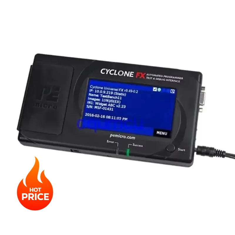 

Programmer PE U-CYCLONE Read Write and Burn S08/S12/SPC5/MPC5xx/ARM All-round Offline Supports NXP Freescale Full Range