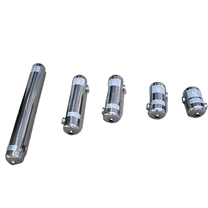 Stainless Steel Three Pass Tube Heat Exchanger Swimming Pool Spa Hot Cold Water Heating Cooling Heat Exchanger