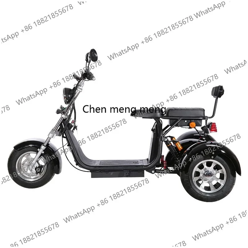 A61 Electric Tricycle 10/12 Inch Tire Adult 3000W60V40AH Removable Battery Electric Vehicle Full Suspension Mountain Off-road Eb