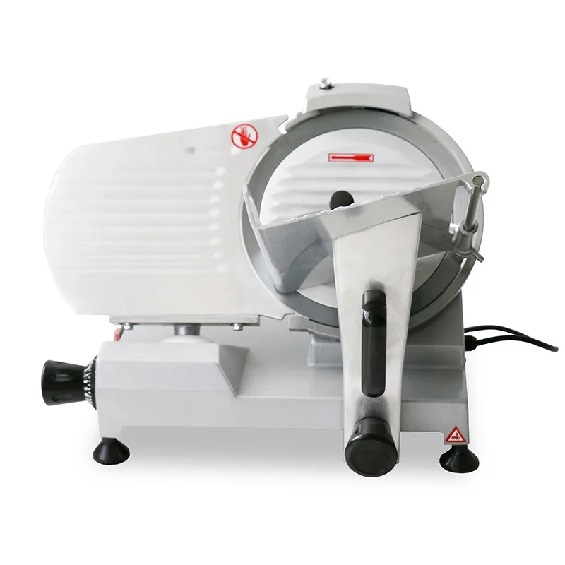 

Полуавтоматический 10-дюймовый электрический слайсер для нарезки баранины, говядины, бекона и колбасы для ресторанов и коммерческого использования