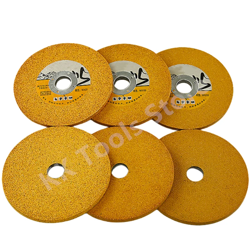 4inch 100mm 50/100/200 Grit Diamond Grinding Wheel Sheet Metal Jade Grinding Disc Sanding Tools Trimming Sand Tray