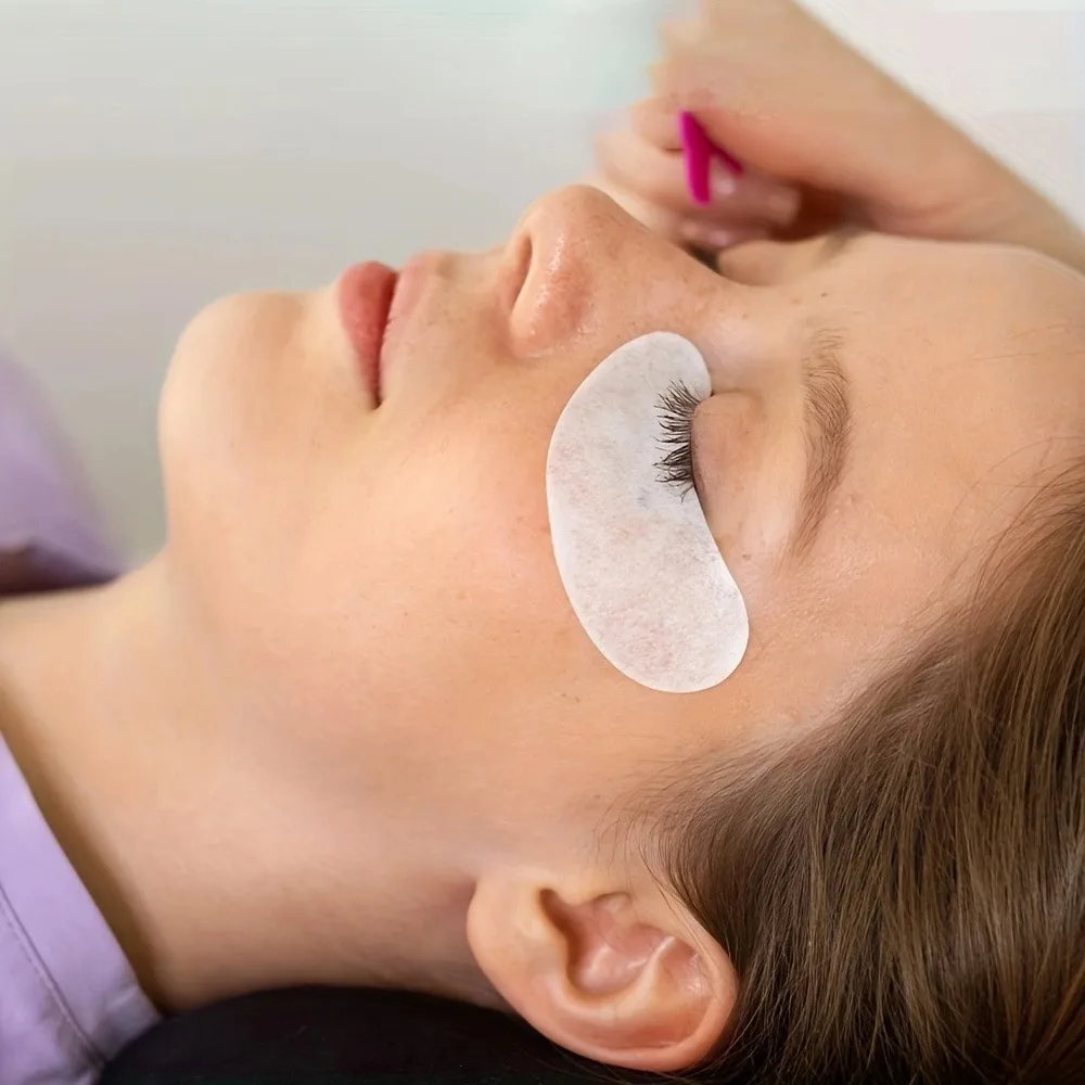 50Pairs Lint Free U-Shaped Eyelash Extension Under Eye Pads Hydrogel Patches Isolation Lower Lash Spacers Beauty Tool Gift Ideas