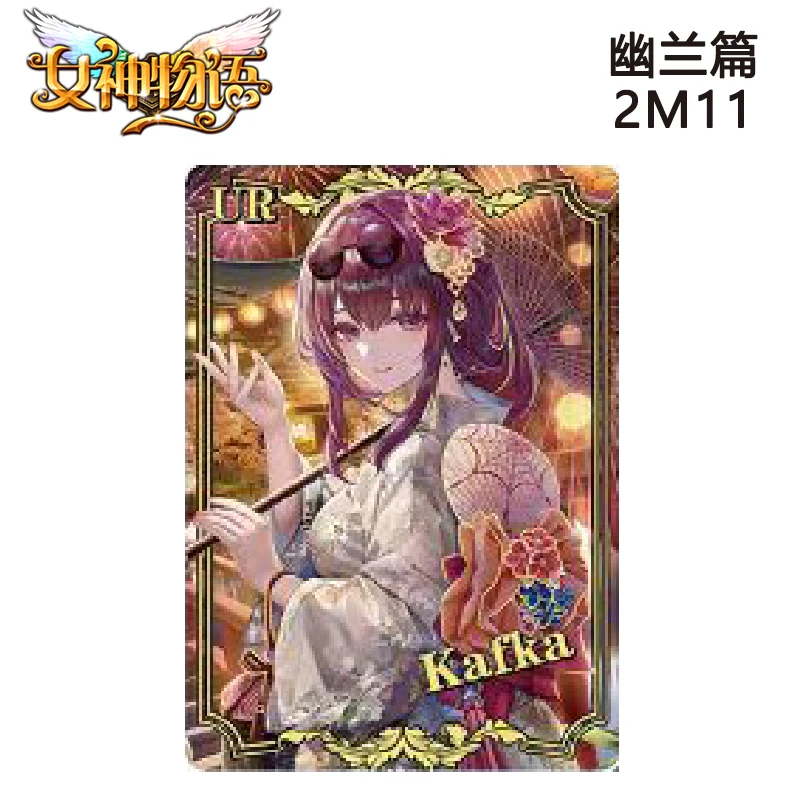 Goddess Story 2M11 Ur Series Anime Characters Kafka Klee Morgan Focalors Board Game Collection Card Christmas Birthday Gift