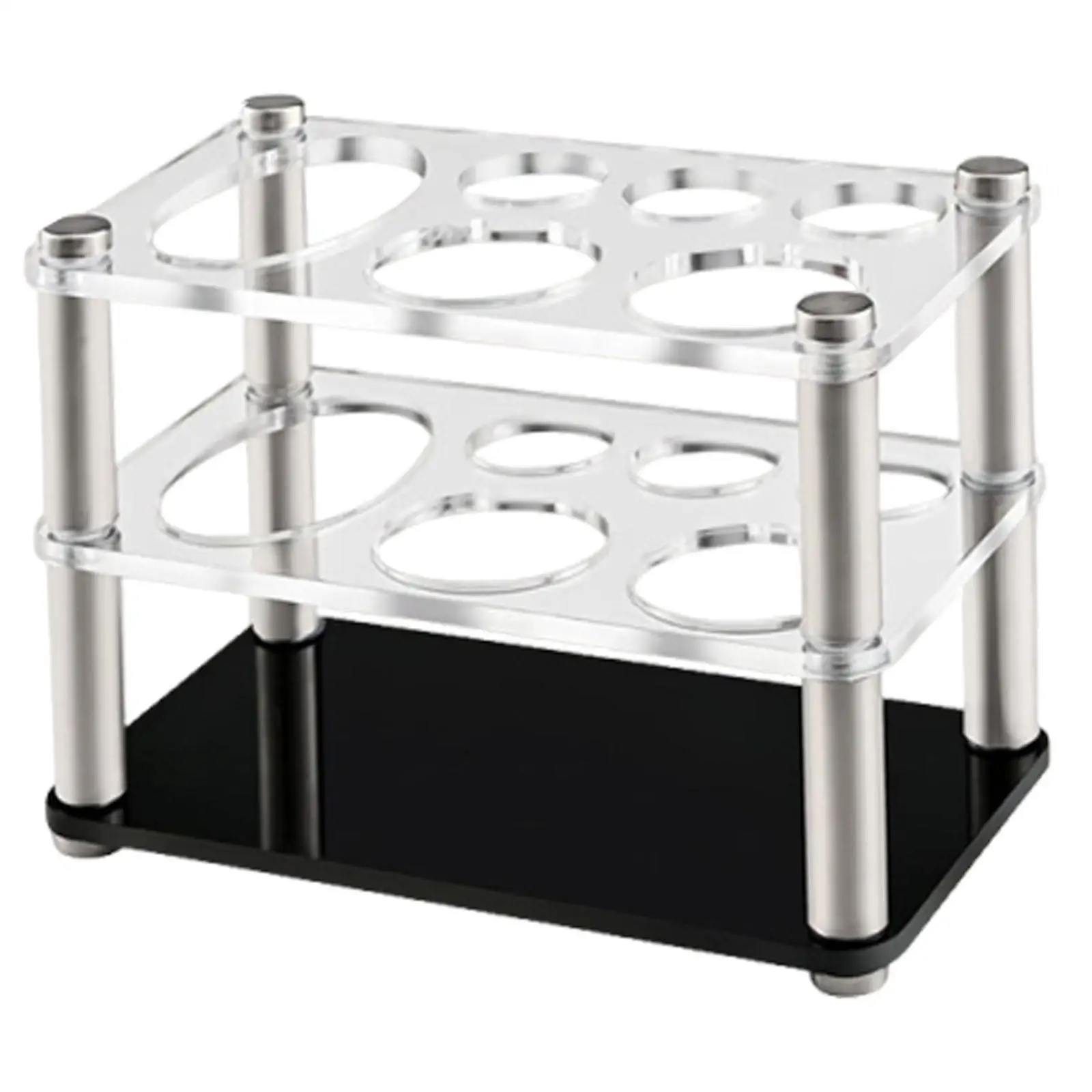 

Toothbrush Holder Acrylic Storage Organizer Multifunctional Bathroom Accessory for Home Decor Countertop