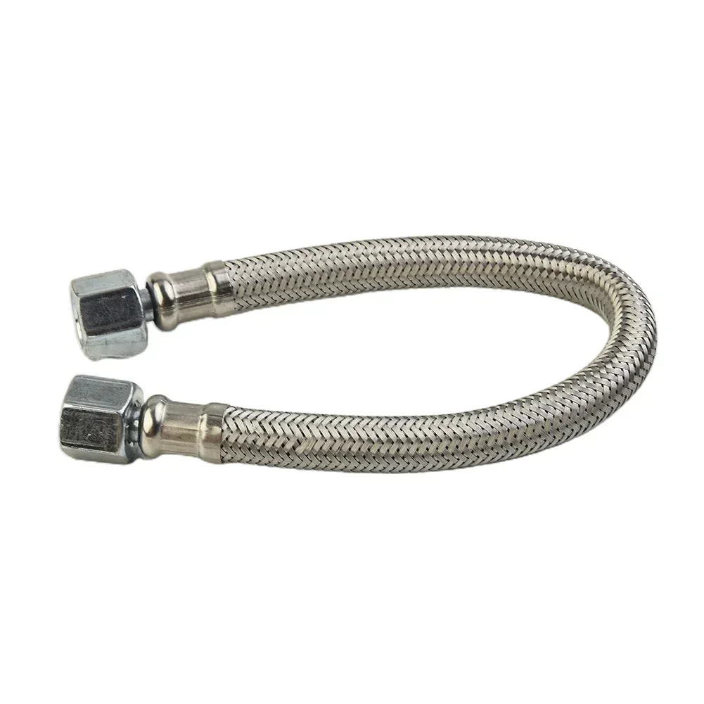 Oil-free Air Compressor Flexible Hose Connecting Pipe Home Air Compressor Air Pump Flexible Hose 1 PC 1* Silver