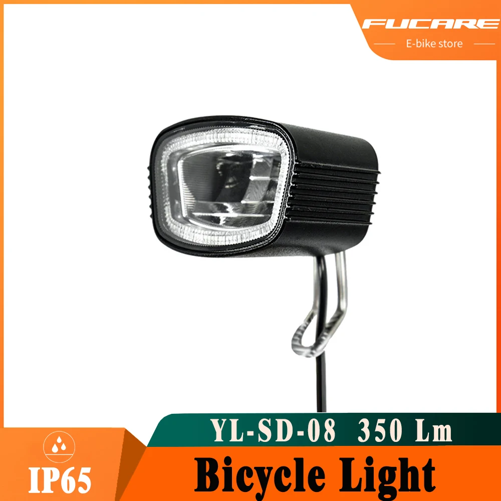 Fucare Waterproof LED Headlight for Gemini Libra Taurus Scorpio Electric Bike Aluminium Alloy Bicycle Front Light