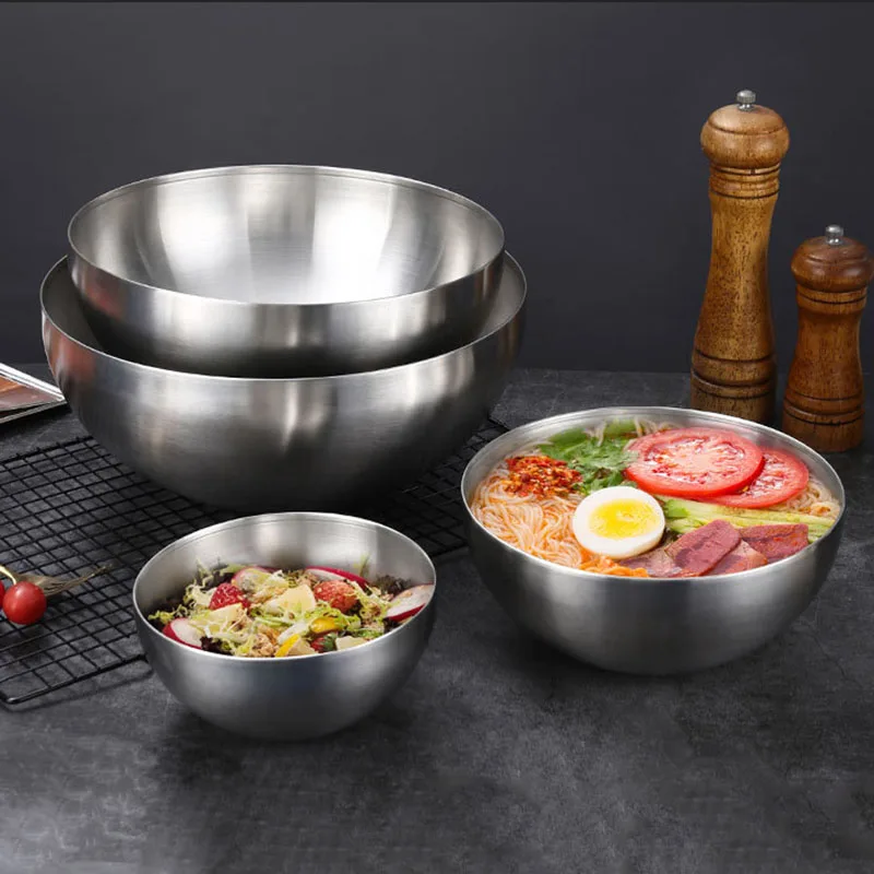 Golden Stainless Salad Bowl 5