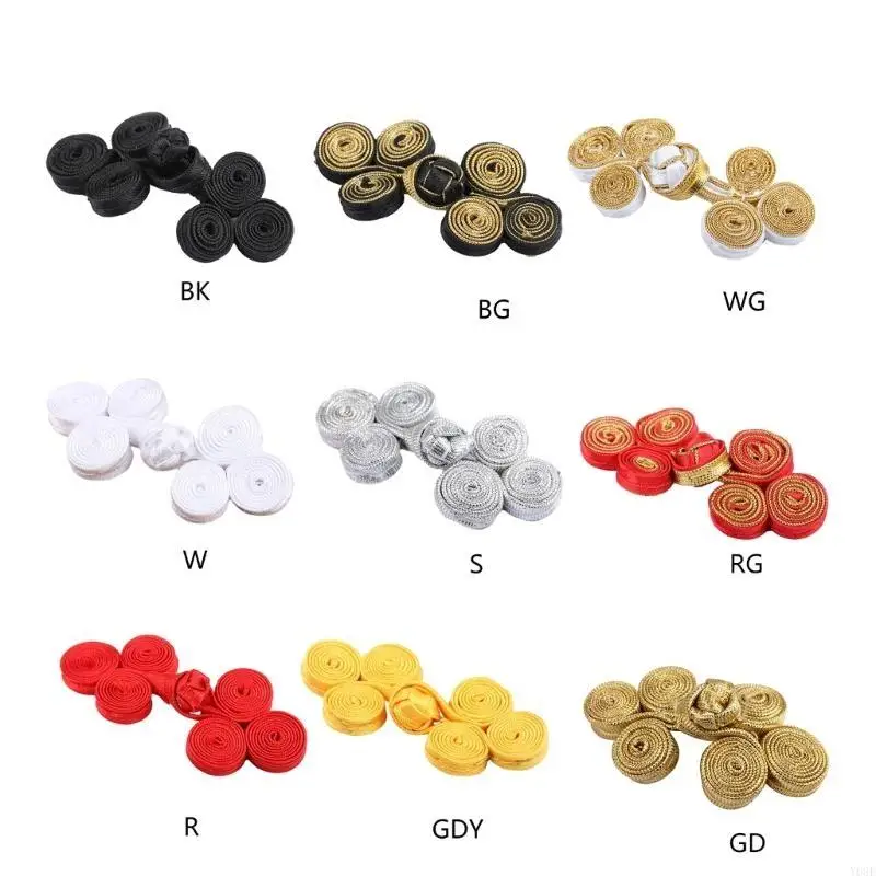 

Chinese Cheongsam Buckle Traditional Knot Fastener Chinese Knot Buttons DIY Tool Y08E