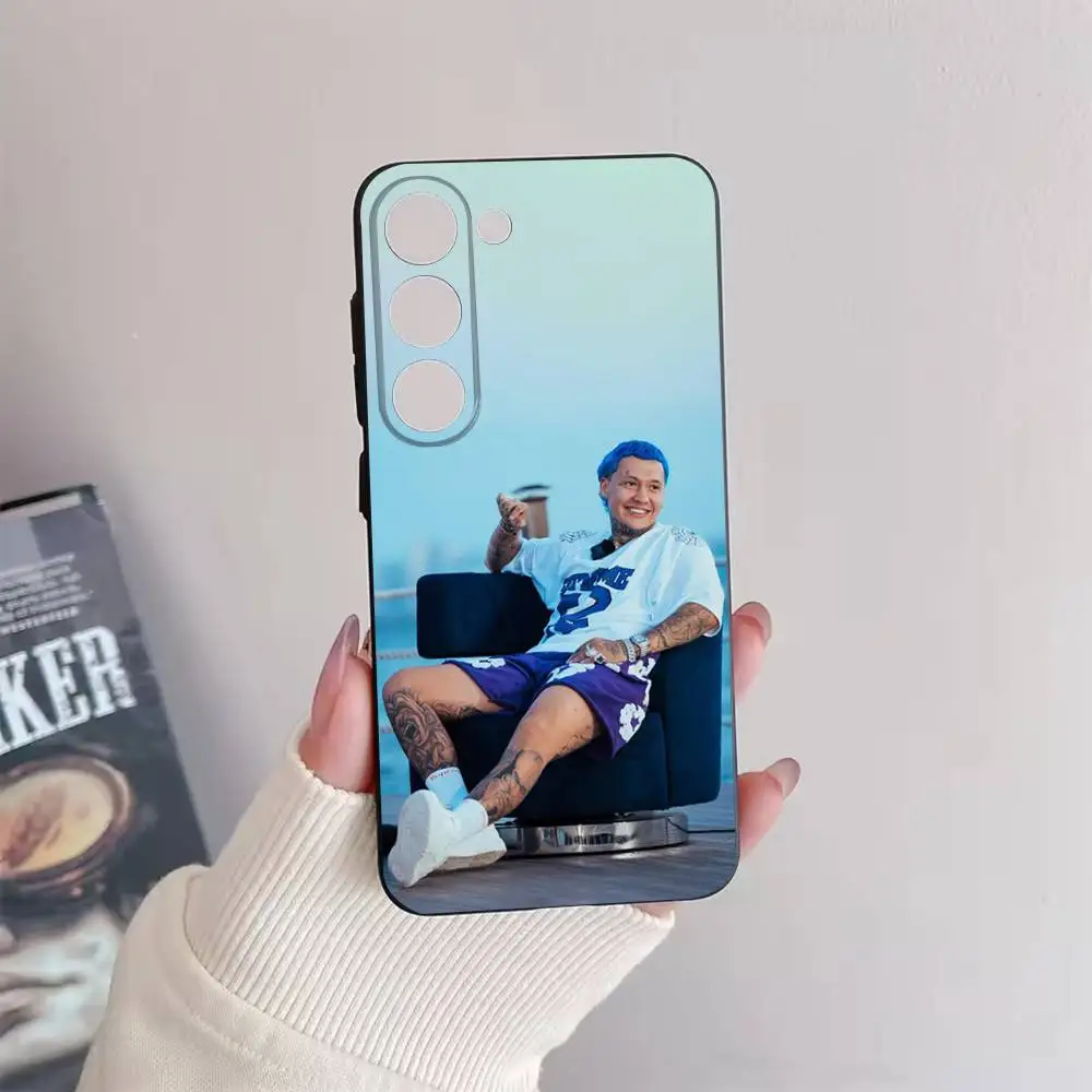 Blessd Cantante Rapper Telefoon Case Voor Samsung Galaxy A73,72,51,53,52,71,22,5G,Note,J7,8,9 Zachte Zwarte Cover